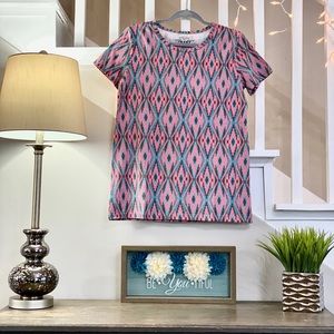 Just arrived! Pink slash Aztec t-shirt.